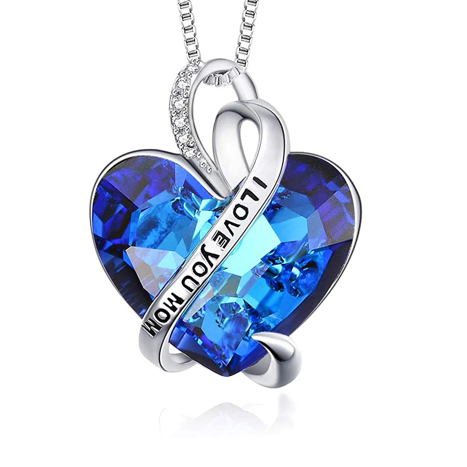 Mother`s Day Gift 925 Sterling Silver Jewelry Necklace Heart Crystal Pendant Necklace To My Mom Birthday Wholesale
Mother`s Day Gift 925 Sterling Silver Jewelry Necklace Heart Crystal Pendant Necklace To My Mom Birthday Wholesale