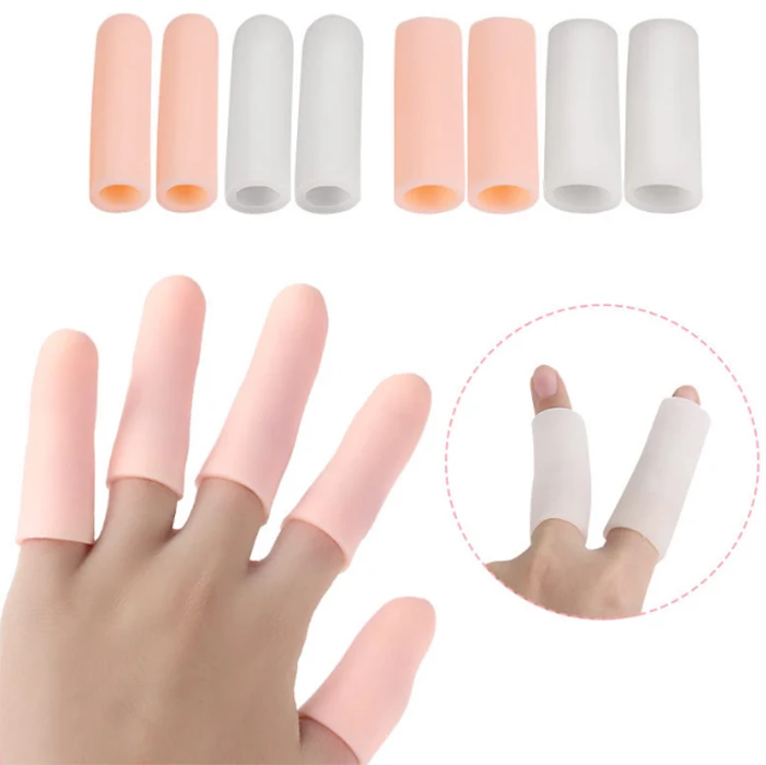 Gel Finger Cots Protector Support Sleeves Great for Trigger Finger, Hand Eczema,Cracking, Arthritis and More(White&Nude), White /skin
Gel Finger Cots Protector Support Sleeves Great for Trigger Finger, Hand Eczema,Cracking, Arthritis and More(White&Nude), White /skin