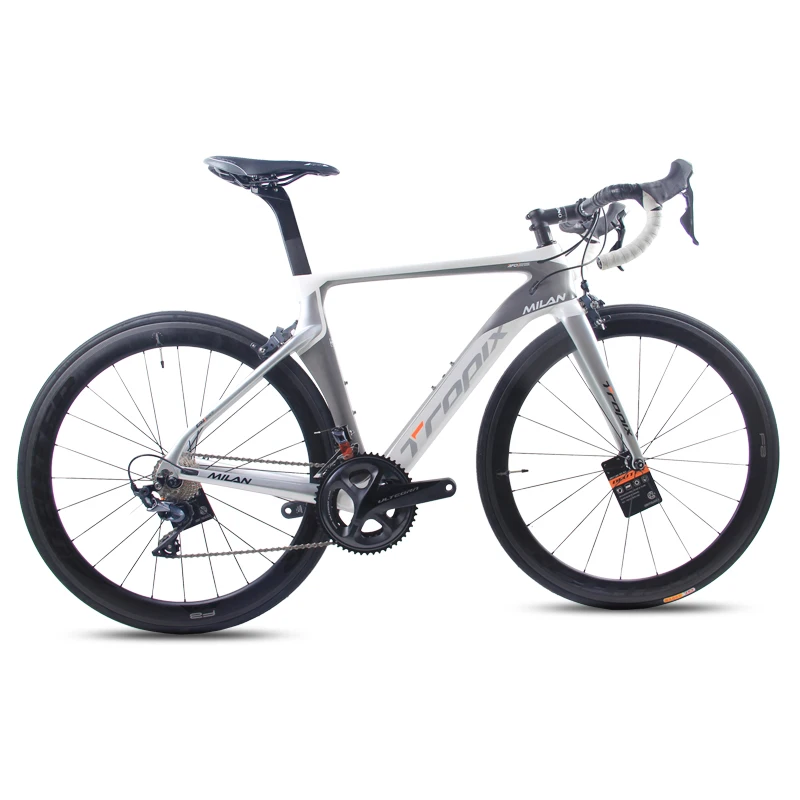 Tropix Milan 3 Shimano105 large set of carbon fiber body 22 speed light road bikes, White red, black green, black red
Tropix Milan 3 Shimano105 large set of carbon fiber body 22 speed light road bikes, White red, black green, black red