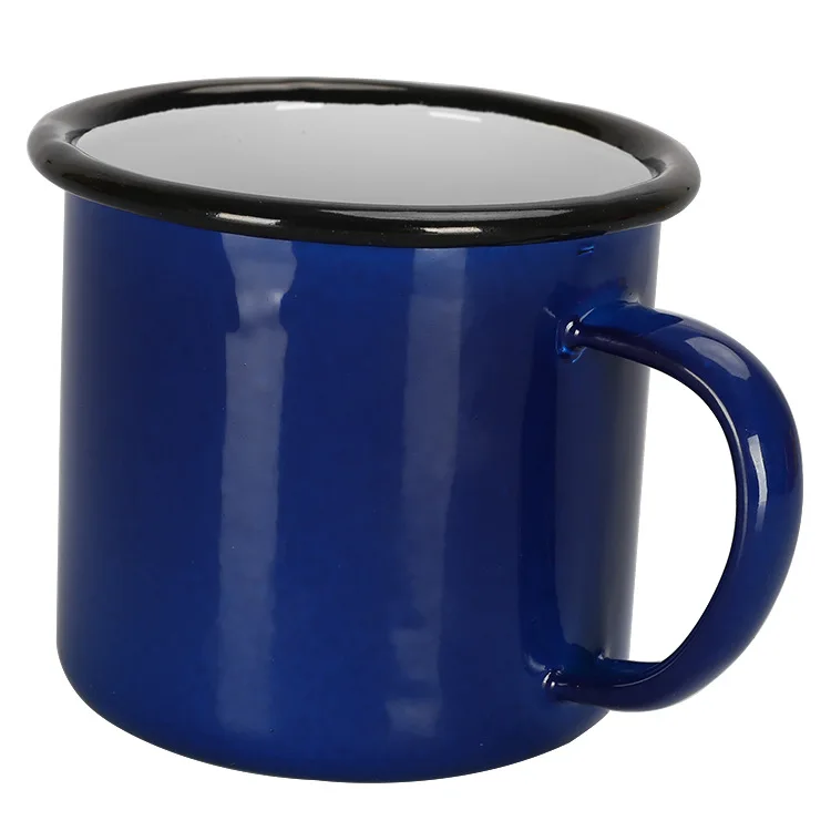 MIKENDA Classic 12oz enamel mug enamel metal steel camping for coffee with customized logo coffee mug, Blue, red, pink
MIKENDA Classic 12oz enamel mug enamel metal steel camping for coffee with customized logo coffee mug, Blue, red, pink