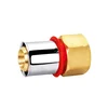 Brass straight fitting female press-fitting for PEX pipes/PE-RT pipes