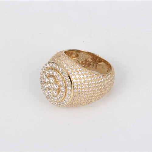 china wholesale 925 silver or 10k gold jewelry stone finger ring designs for men AAA stone