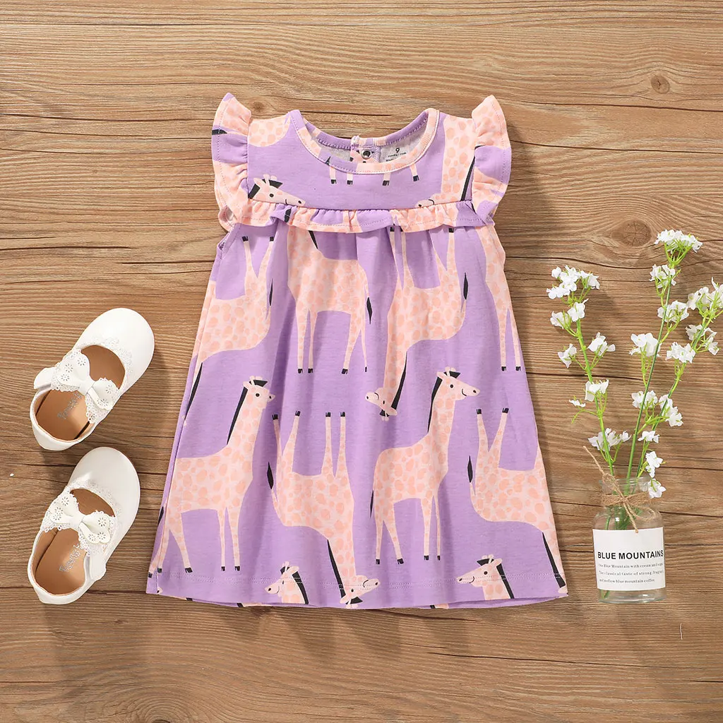 Cotton Summer Cartoon Giraffe Princess Birthday Kids Dresses Girls Clothing Modern Baby Clothes Baby Dresses Set Girl
Cotton Summer Cartoon Giraffe Princess Birthday Kids Dresses Girls Clothing Modern Baby Clothes Baby Dresses Set Girl