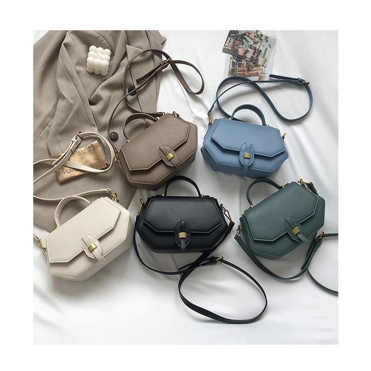 Vintage Simple Hexagon Women's Handbags Casual Solid Color Crossbody Bags High Quality PU Leather Shoulder Purses Bolsa Hand Bag
Vintage Simple Hexagon Women's Handbags Casual Solid Color Crossbody Bags High Quality PU Leather Shoulder Purses Bolsa Hand Bag