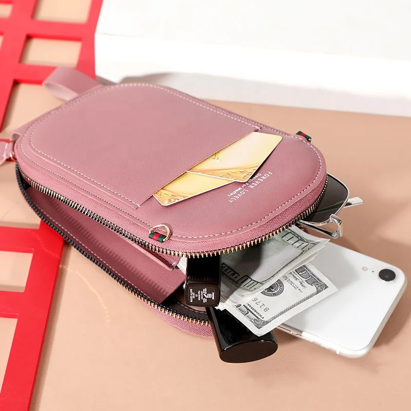 2021 New Wholesale Large-capacity Messenger Mobile Phone Bag Multifunctional Solid Color Touch Screen Shoulder Wallet Bag, 12 colors
2021 New Wholesale Large-capacity Messenger Mobile Phone Bag Multifunctional Solid Color Touch Screen Shoulder Wallet Bag, 12 colors