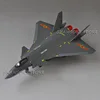 1/72 Diecast Military Aircraft Model Toy Jian-20 J-20 China Jet Fighter Replica Pull Back Aircraft With Sound & Light