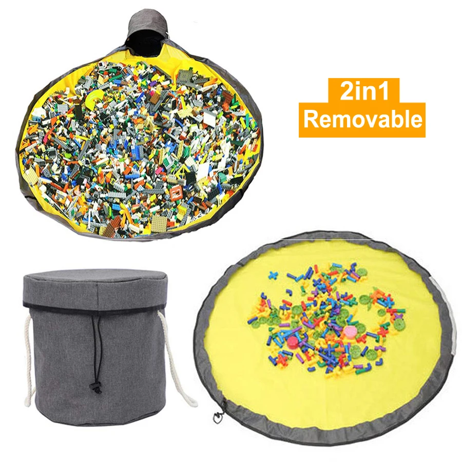 Encai 2in1 Play Mat and Toy Storage Bag for Kids Large Organizer Baskets Drawstring Portable Container Storage
Encai 2in1 Play Mat and Toy Storage Bag for Kids Large Organizer Baskets Drawstring Portable Container Storage
