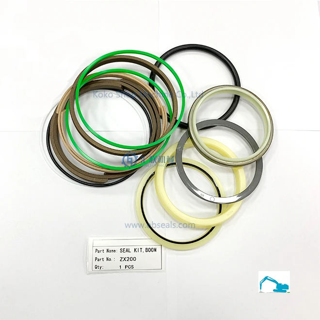 

4364914 Hydraulic Seals for Excavator ZX200 Arm Bucket Cylinder Oil Sealing Parts Seal Kit