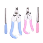 Dog & Cat Nail Clippers and Trimmer with Safety Guard to Avoid Over-Cutting & Free Nail File, Sturdy Non Slip Handles
