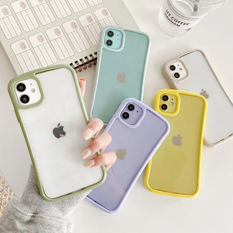High Quality Protective Hard TPU PC Candy color Small waist shock-proof Phone Case for iPhone 11 12pro max 7/8 plus
High Quality Protective Hard TPU PC Candy color Small waist shock-proof Phone Case for iPhone 11 12pro max 7/8 plus