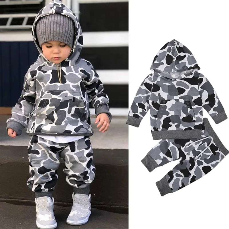 Mysweeby Camouflage Print Hooded Pullover Pants 2 piece Boys Outfits track suit wholesale kids baby boys' clothing sets
Mysweeby Camouflage Print Hooded Pullover Pants 2 piece Boys Outfits track suit wholesale kids baby boys' clothing sets