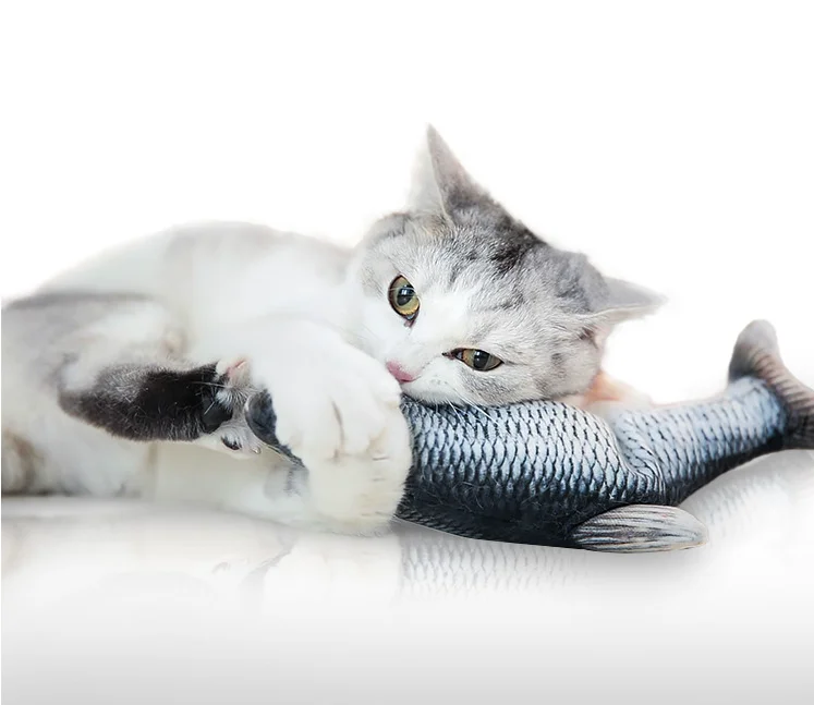 Amazon Hot Sale Realistic Squeak Pet Toy Catnip Toy Plush Pet Simulation Electric Doll Fish, Customized
Amazon Hot Sale Realistic Squeak Pet Toy Catnip Toy Plush Pet Simulation Electric Doll Fish, Customized