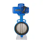Electric actuator 90 degrees with hand wheel DN 80 stainless steel butterfly valve price list
