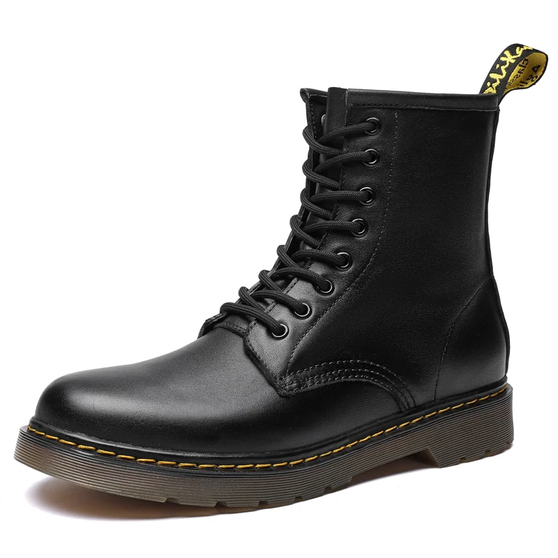 Dropshipping Custom Logo Couple Genuine Leather Flat Moto Boots Plus Size 48 Retro Style Lady Fashion Footwear Men' Casual Shoes
Dropshipping Custom Logo Couple Genuine Leather Flat Moto Boots Plus Size 48 Retro Style Lady Fashion Footwear Men' Casual Shoes