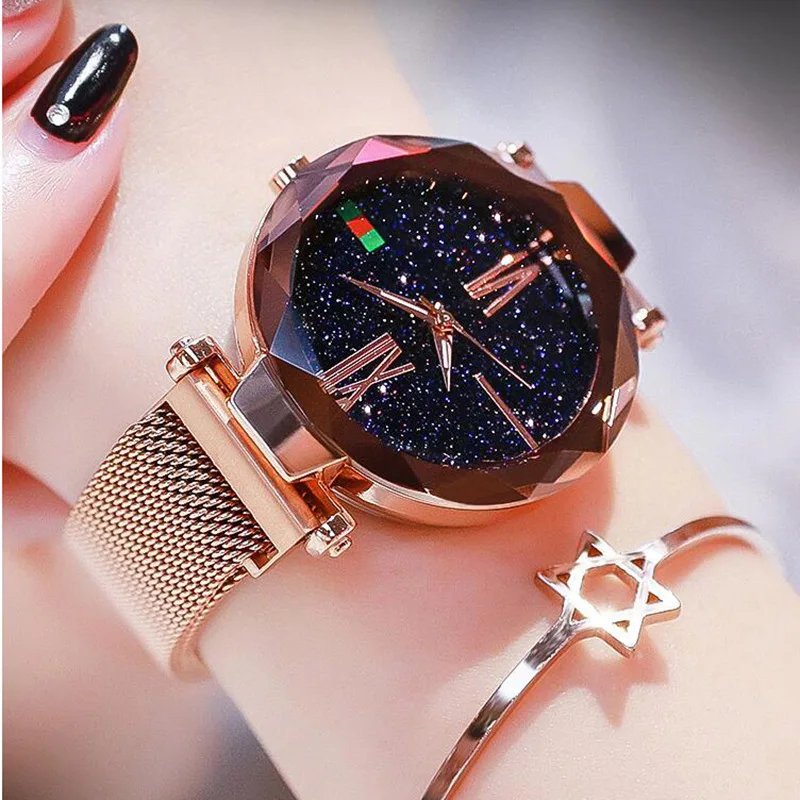 2020 Hot Top Brands Luxury Women Watches Clock Magnetic Starry Sky Female Clock Quartz Wristwatches Fashion Ladies Wrist Watch, 5-color
2020 Hot Top Brands Luxury Women Watches Clock Magnetic Starry Sky Female Clock Quartz Wristwatches Fashion Ladies Wrist Watch, 5-color