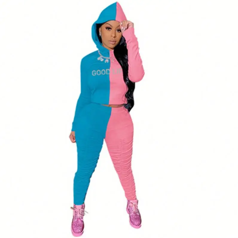 Women Autumn Sexy Hooded Hoodies Sets European American Fashion Splicing Sports Casual Letter Printed Suits, Picture
Women Autumn Sexy Hooded Hoodies Sets European American Fashion Splicing Sports Casual Letter Printed Suits, Picture
