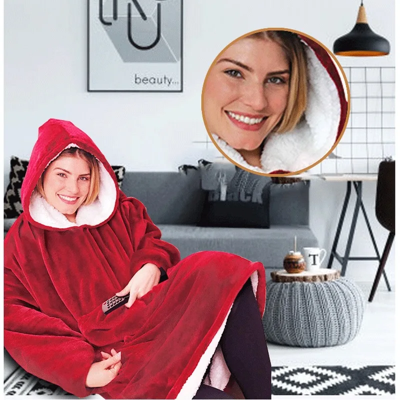 Wholesale Hoodie Blanket Women clothes Velvet Fleece Lining Oversize Pastel Heavy Dress Long Hoodie Warm Blanket Hoodies, Picture shows
Wholesale Hoodie Blanket Women clothes Velvet Fleece Lining Oversize Pastel Heavy Dress Long Hoodie Warm Blanket Hoodies, Picture shows