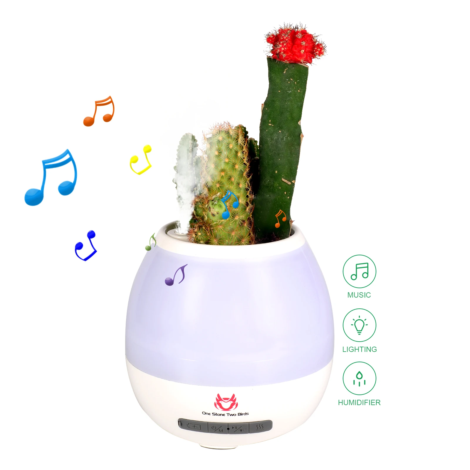 High Quality Lled Music Humidifier Speaker Flowerpot Rechargeable Wireless Flower Pots Portable Speaker
High Quality Lled Music Humidifier Speaker Flowerpot Rechargeable Wireless Flower Pots Portable Speaker
