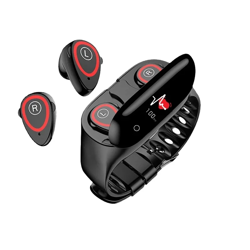M1P Heart Rate Blood Pressure Monitor Sports Smart Bracelet Earphone 2 In 1 Smart Watch With Earbuds
M1P Heart Rate Blood Pressure Monitor Sports Smart Bracelet Earphone 2 In 1 Smart Watch With Earbuds