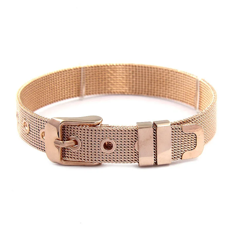 Low Moq Stainless Steel Rose Gold Adjustable Mesh Bracelet For Slide Charms Mesh Keeper Bracelets, As picture
Low Moq Stainless Steel Rose Gold Adjustable Mesh Bracelet For Slide Charms Mesh Keeper Bracelets, As picture