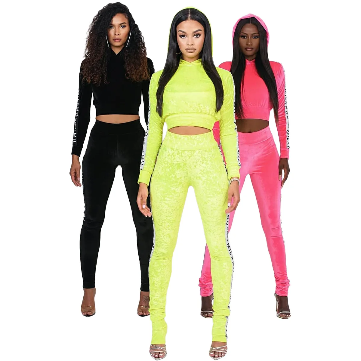 2021 New Design Winter Plus Size Women Hoodie Sweatshirt Ruffle Stack Pants Two piece Outfit Velvet 2 piece Tracksuit
2021 New Design Winter Plus Size Women Hoodie Sweatshirt Ruffle Stack Pants Two piece Outfit Velvet 2 piece Tracksuit