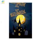 factory price custom burlap halloween flag decorative candy garden flags