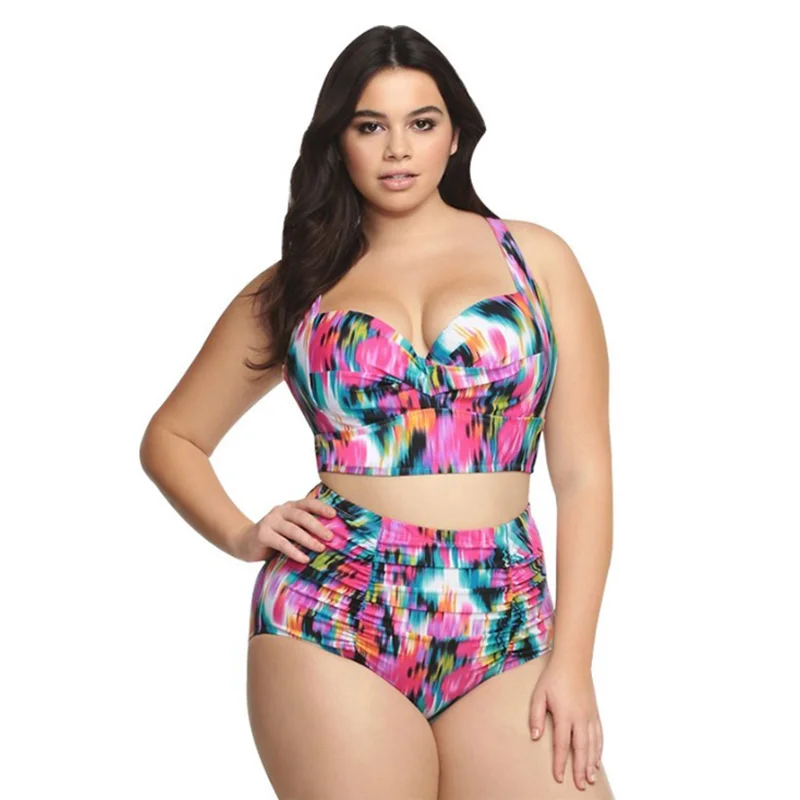 2021 Large Plus Size Swimwear Female Push Up Bikini With Cup Women Bikini Set Two Pieces Swimsuit Bathing Suits Swim Beach Dress 
2021 Large Plus Size Swimwear Female Push Up Bikini With Cup Women Bikini Set Two Pieces Swimsuit Bathing Suits Swim Beach Dress