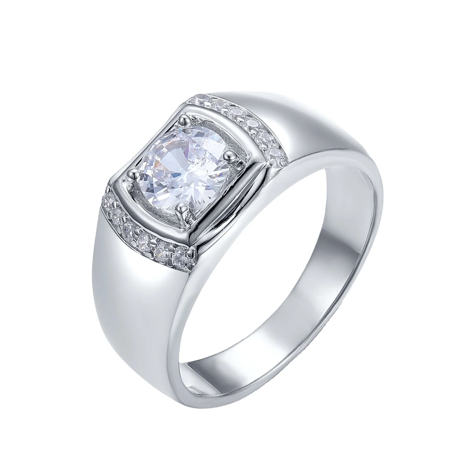 High Quality Fashion Mens Jewelry Real 925 Sterling Silver Diamond Wedding Chic Male Ring Engagement Men Rings
High Quality Fashion Mens Jewelry Real 925 Sterling Silver Diamond Wedding Chic Male Ring Engagement Men Rings