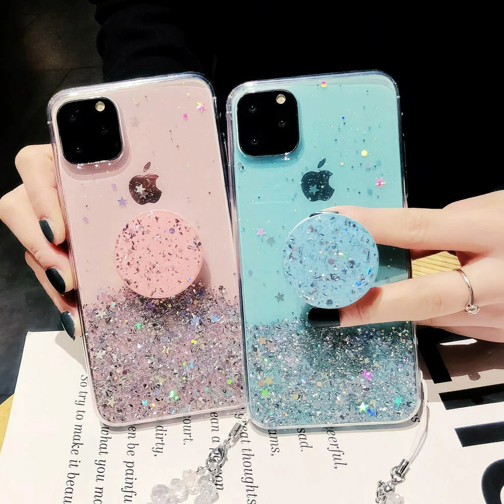 Cute Bling Glitter Soft Clean Case For iPhone 11 Pro Max XR X XS 6s 7 8 Plus Stand Holder Socket Back Cover
Cute Bling Glitter Soft Clean Case For iPhone 11 Pro Max XR X XS 6s 7 8 Plus Stand Holder Socket Back Cover