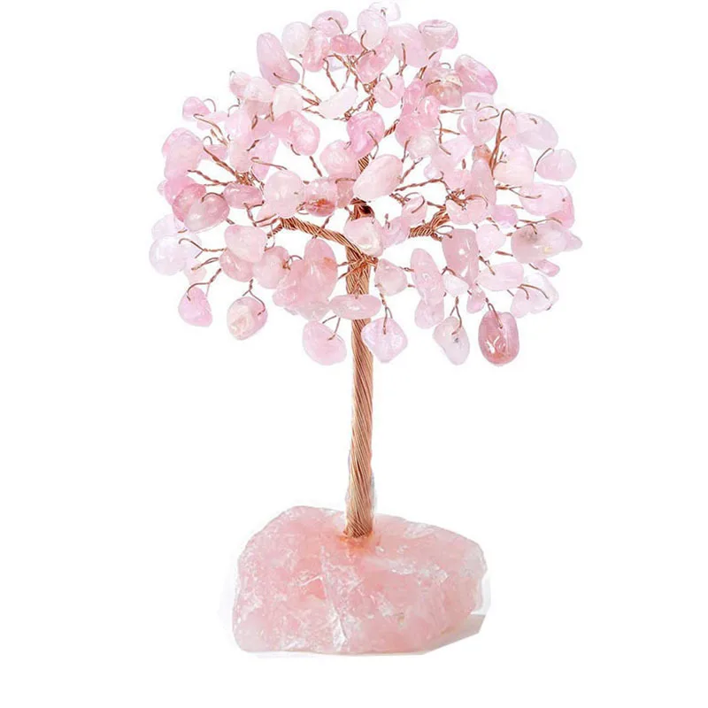Natural Stone Crystal Tree of Life Hand Made Lucky Amethyst Rose Quartz Tree For Christmas Decoration Crystal Craft Ornaments
Natural Stone Crystal Tree of Life Hand Made Lucky Amethyst Rose Quartz Tree For Christmas Decoration Crystal Craft Ornaments