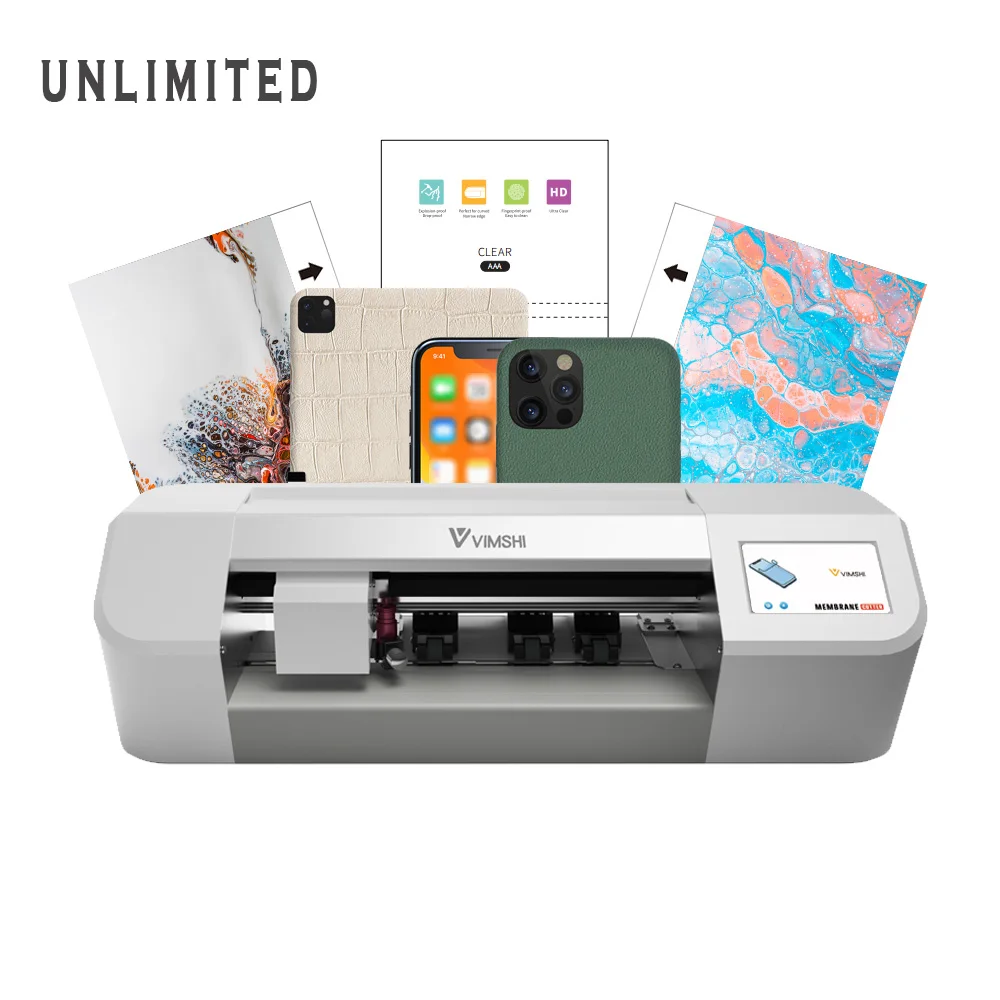 VIMSHI unlimited APP control screen protector cutting machine raw material sheet make screen protective guard for mobile phone
VIMSHI unlimited APP control screen protector cutting machine raw material sheet make screen protective guard for mobile phone