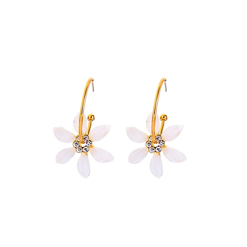 90065 New Design 925 Hypoallergenic Real Gold Plated Flower Women Fashion Crystal Jewelry Beautiful Korean Earrings
90065 New Design 925 Hypoallergenic Real Gold Plated Flower Women Fashion Crystal Jewelry Beautiful Korean Earrings
