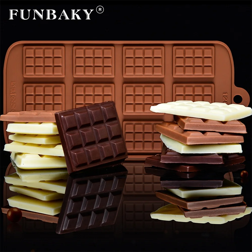 FUNBAKY JSC126 baking mold plaid loaf chocolate chips household cookies biscuit mold baking tools for shape making 12 cavity, Customized color
FUNBAKY JSC126 baking mold plaid loaf chocolate chips household cookies biscuit mold baking tools for shape making 12 cavity, Customized color