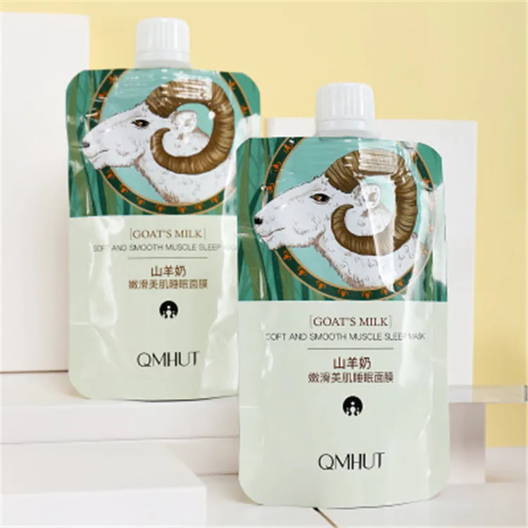 QMHUT Goat's Milk Hydrating Face Sleep Mask Frozen Bag Moisturizing Repair Anti-Aging Whitening Skin Care Sleeping Facial Mask
QMHUT Goat's Milk Hydrating Face Sleep Mask Frozen Bag Moisturizing Repair Anti-Aging Whitening Skin Care Sleeping Facial Mask