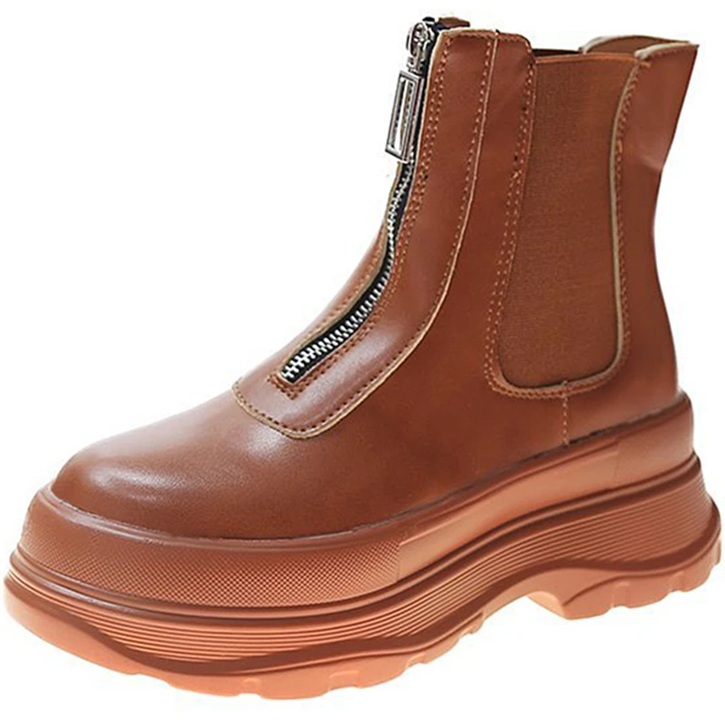 2021 New Front Zip Chelsea Boots Women Patent Leather Platform Ankle Boots Thick Sole Winter Shoes Ladies
2021 New Front Zip Chelsea Boots Women Patent Leather Platform Ankle Boots Thick Sole Winter Shoes Ladies