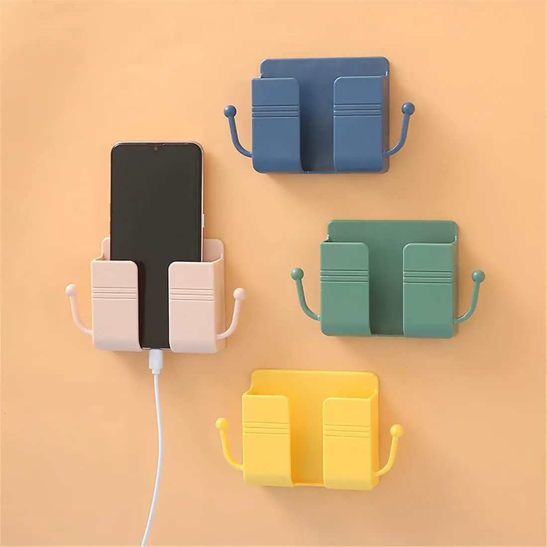 USLION Plastic Wall Mobile Phone Holder Stand Mobile Phone Accessories Wall Home multifunctional boxes storage Mount Bracket, White pink blue green yellow
USLION Plastic Wall Mobile Phone Holder Stand Mobile Phone Accessories Wall Home multifunctional boxes storage Mount Bracket, White pink blue green yellow