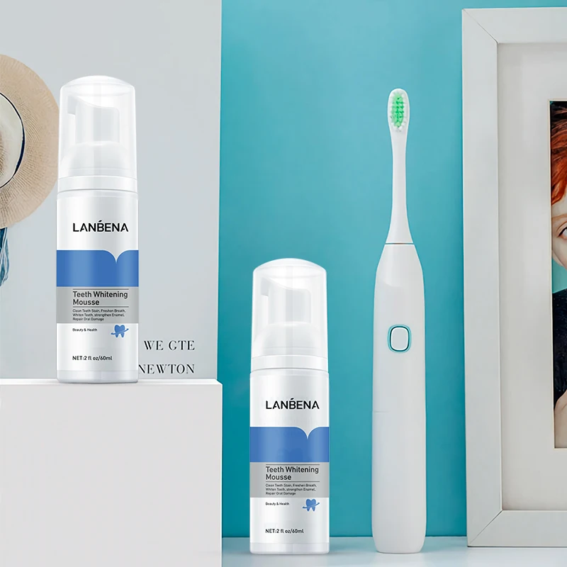 Wholesales 60ml LANBENA White Teeth Oral Hygiene Toothpaste Teeth Cleaning Tooth White Tool Teeth Whitening Mousse
Wholesales 60ml LANBENA White Teeth Oral Hygiene Toothpaste Teeth Cleaning Tooth White Tool Teeth Whitening Mousse