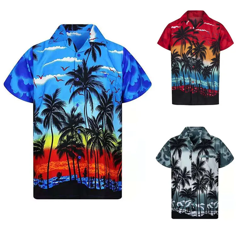 Hot Sale Summer Print Shirts Hawaiian Floral Short Sleeve Casual Mens Shirts Mens for Beach and Party Wear
Hot Sale Summer Print Shirts Hawaiian Floral Short Sleeve Casual Mens Shirts Mens for Beach and Party Wear