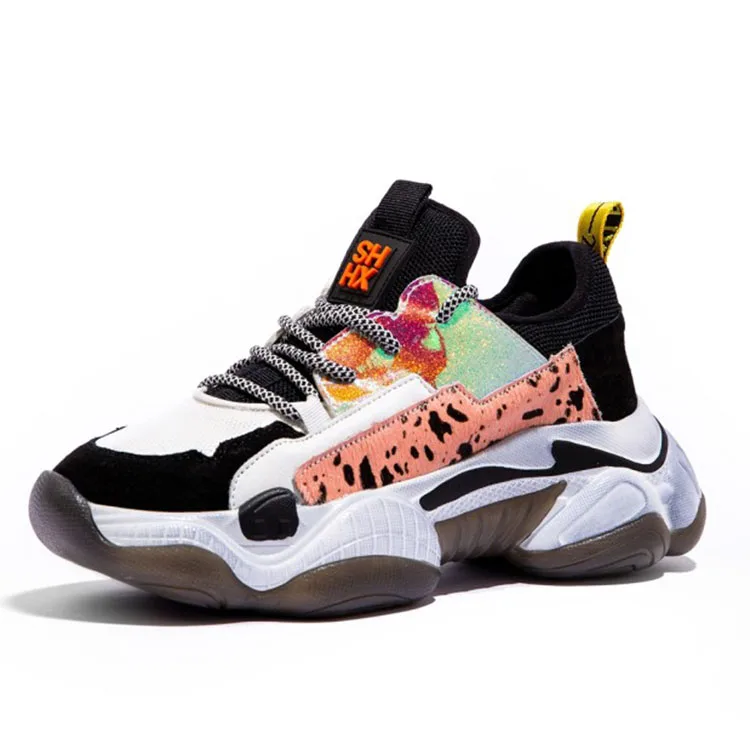Super Hot Dad Shoes Women Sports Shoes Ladies Top Design Outdoor Women's Sports Lace-up sneakers Fashion Athletic Shoes, Black beige
Super Hot Dad Shoes Women Sports Shoes Ladies Top Design Outdoor Women's Sports Lace-up sneakers Fashion Athletic Shoes, Black beige