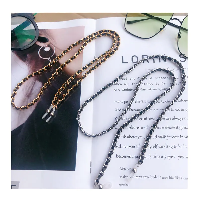 Fashion Single-layer Vintage Handmade Flannelette Wrapped Anti Slip Eye Glass Chain, Sliver & gold
Fashion Single-layer Vintage Handmade Flannelette Wrapped Anti Slip Eye Glass Chain, Sliver & gold