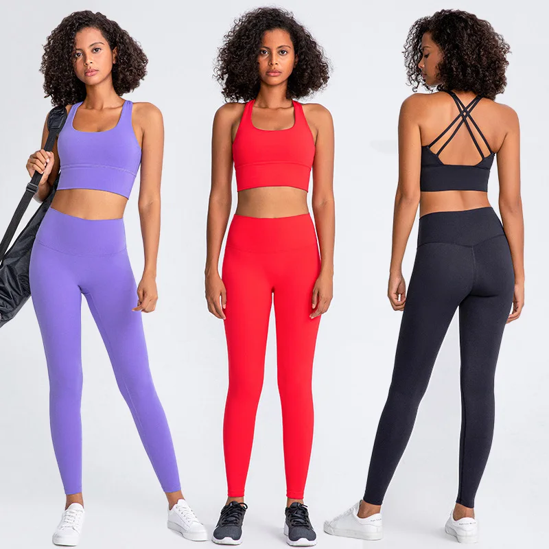 Ready To Ship Custom Logo Sexy Back Straps Bra Match V Cut Leggings Set Suit Sports Fitness Gym Wear Women Yoga Sets
Ready To Ship Custom Logo Sexy Back Straps Bra Match V Cut Leggings Set Suit Sports Fitness Gym Wear Women Yoga Sets