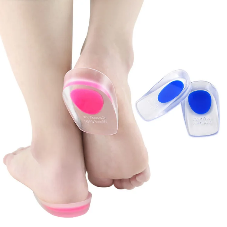Breathable Reusable Soft Silicone Heel Cushion Protectors Gel Heel Cups for Plantar Fasciitis
Breathable Reusable Soft Silicone Heel Cushion Protectors Gel Heel Cups for Plantar Fasciitis