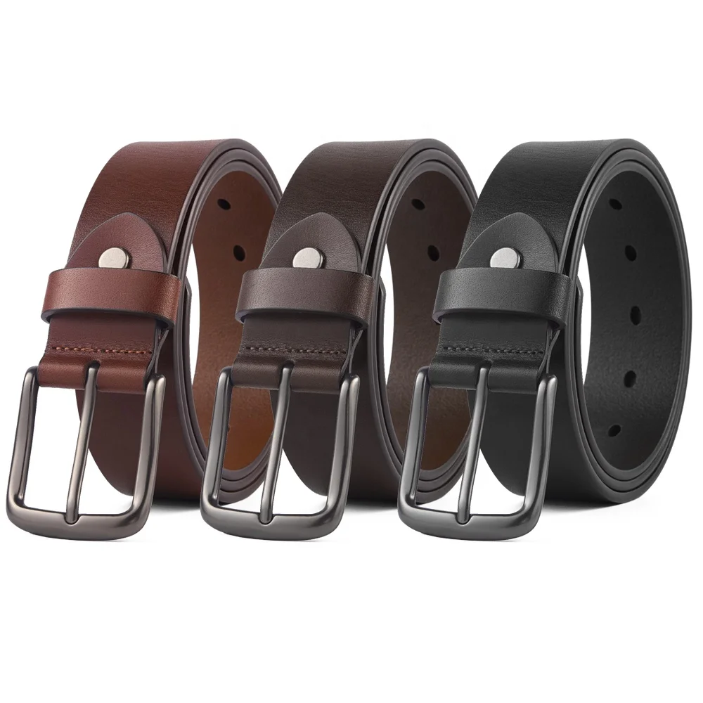 Factory Price Custom Logo Genuine Leather Belt Business Men's pin buckle belt Washed belt
Factory Price Custom Logo Genuine Leather Belt Business Men's pin buckle belt Washed belt