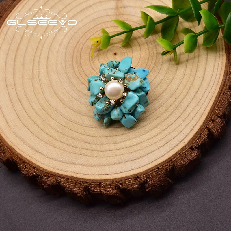 Natural Freshwater Baroque Pearl Brooch Women's Memorial Day Wedding Turquoise Flowers Luxury Jewelry Accessories
Natural Freshwater Baroque Pearl Brooch Women's Memorial Day Wedding Turquoise Flowers Luxury Jewelry Accessories