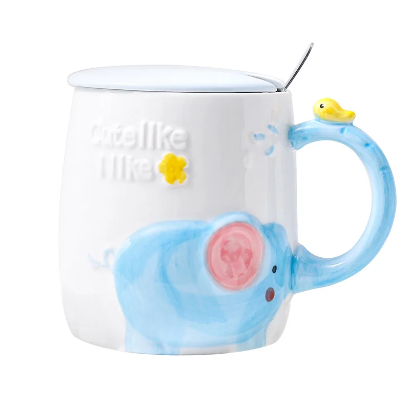Cartoon Cute Elephant Ceramic Cup Artistic Fresh Student Couple Mark Cup Business Gift Cup
Cartoon Cute Elephant Ceramic Cup Artistic Fresh Student Couple Mark Cup Business Gift Cup