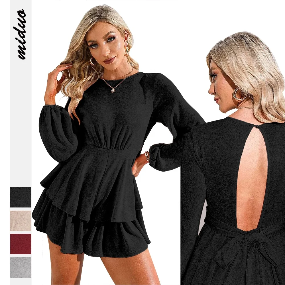 Factory Wholesale Sexy Short Skirt Lantern Long Sleeve Fall Elegant Dresses Women Casual
Factory Wholesale Sexy Short Skirt Lantern Long Sleeve Fall Elegant Dresses Women Casual