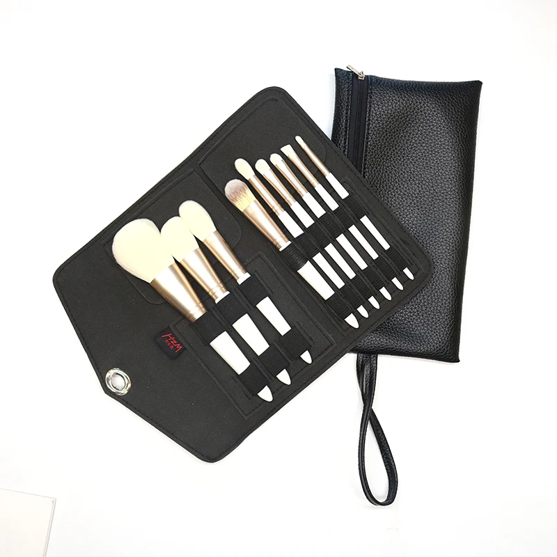 HZM 9Pcs vegan White Custom SnowFox series Makeup brushes set quick drying high quality Synthetic Hair Wood Handle Brush, White, green
HZM 9Pcs vegan White Custom SnowFox series Makeup brushes set quick drying high quality Synthetic Hair Wood Handle Brush, White, green