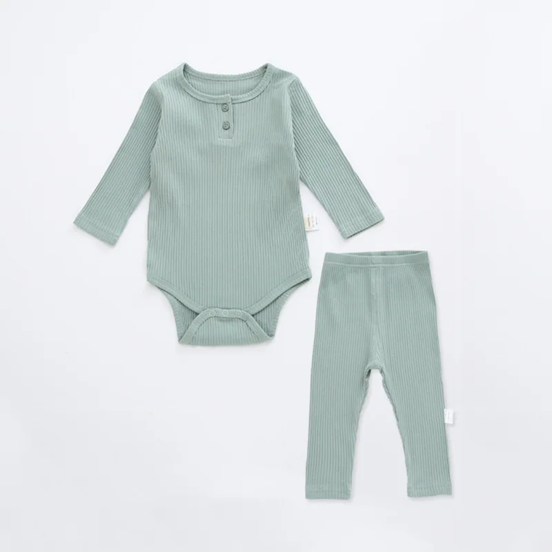 Autumn Newborn Baby Boys Girls Clothes Ribbed Cotton Romper Infant Toddlers Baby Clothing Sets, Photo showed and customized color
Autumn Newborn Baby Boys Girls Clothes Ribbed Cotton Romper Infant Toddlers Baby Clothing Sets, Photo showed and customized color