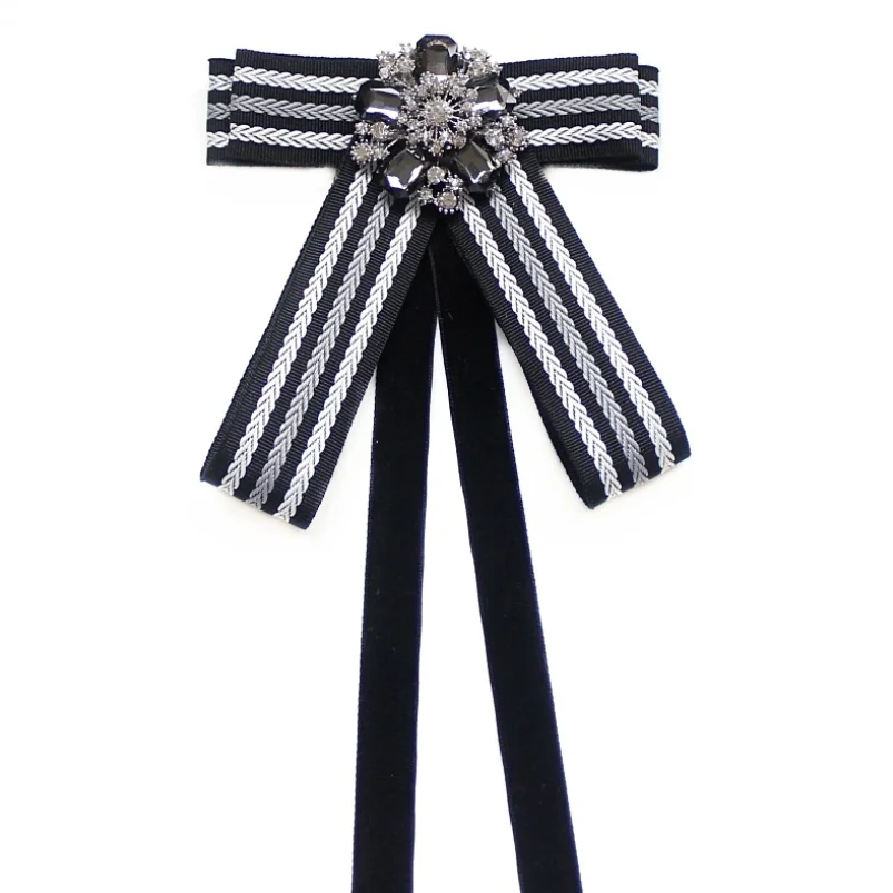 crystal flower shape fabric brooch pearl crystal bow ribbon brooch necktie for women, Picture
crystal flower shape fabric brooch pearl crystal bow ribbon brooch necktie for women, Picture