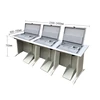 mdf folding computer desk, best price iron table/office furniture